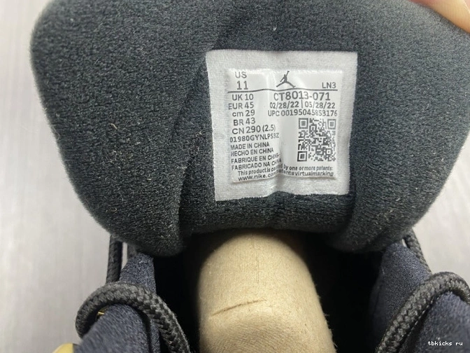 Rep TB Black Taxi Air 12 Jordan CT8013-071 0806